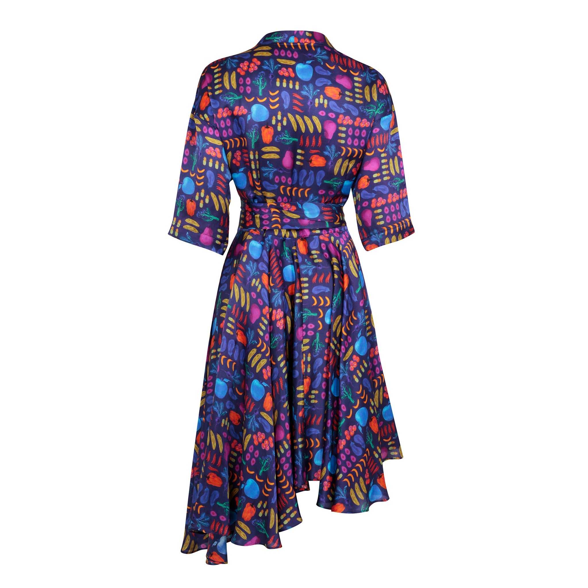 Airmiles Wrap Dress - SAMPLE