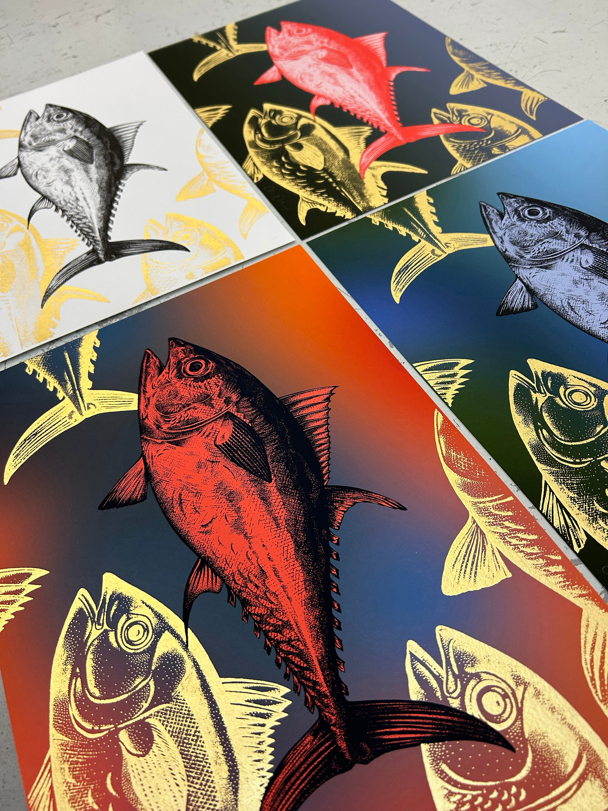 BLUEFIN TUNA - ORIGINAL DRAWING