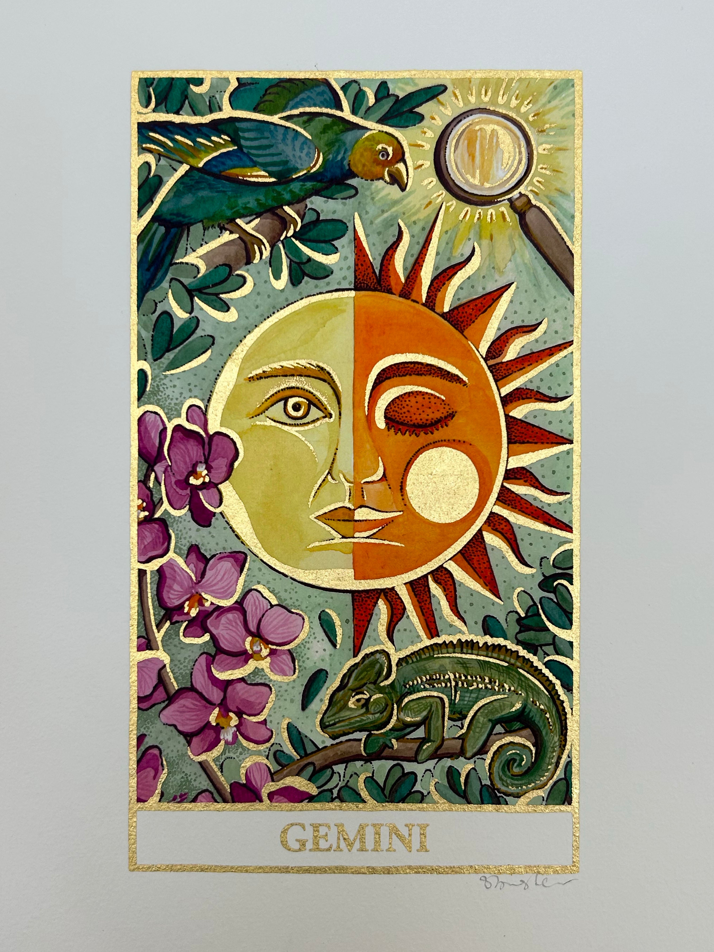 GEMINI Zodiac Tarot Artwork