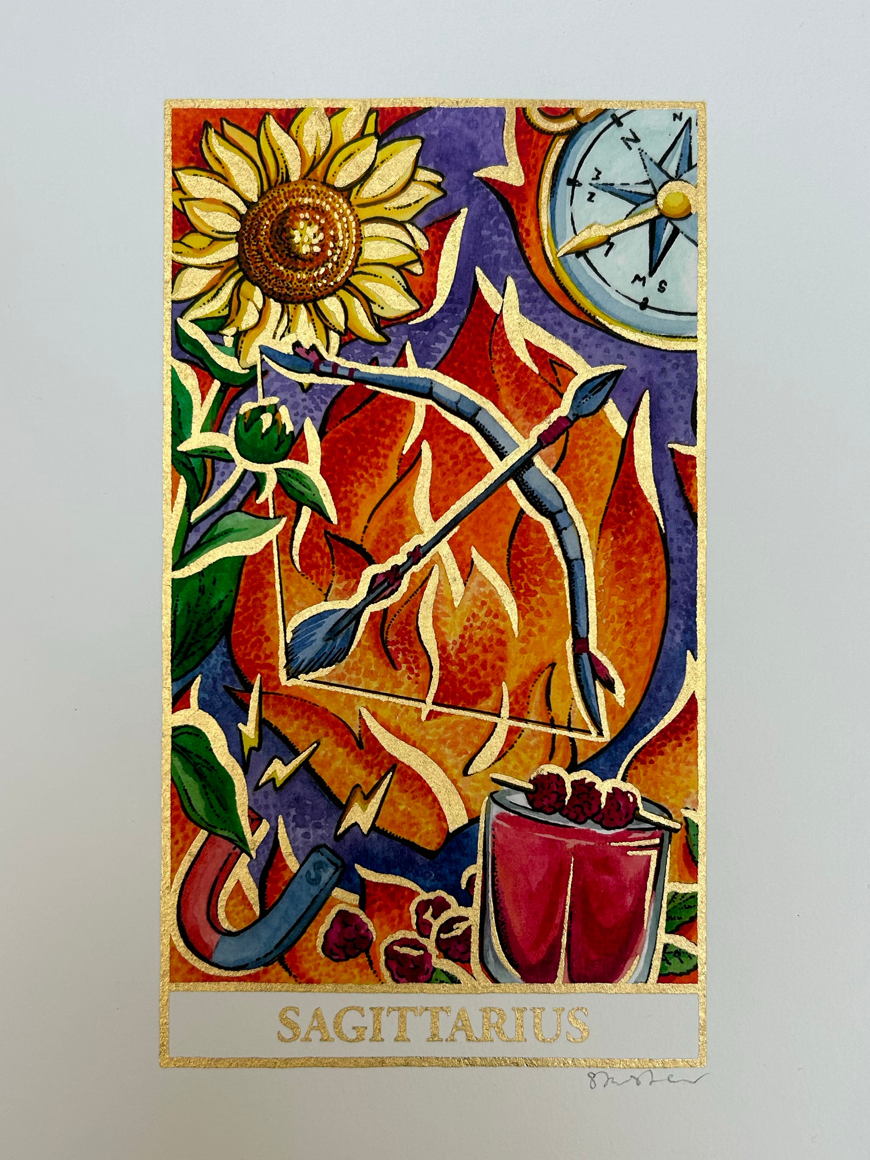 SAGITTARIUS Zodiac Tarot Artwork