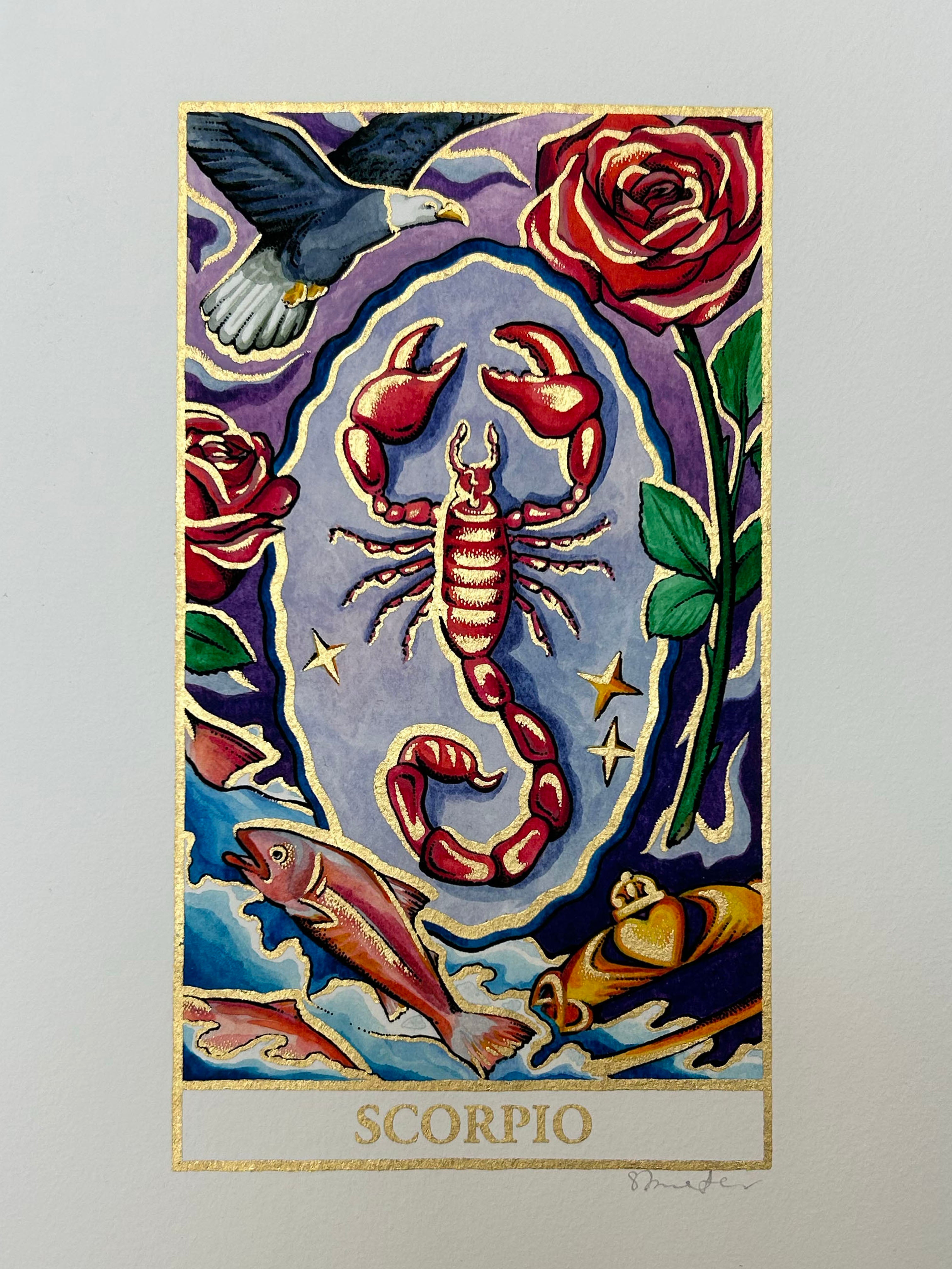 SCORPIO Zodiac Tarot Artwork