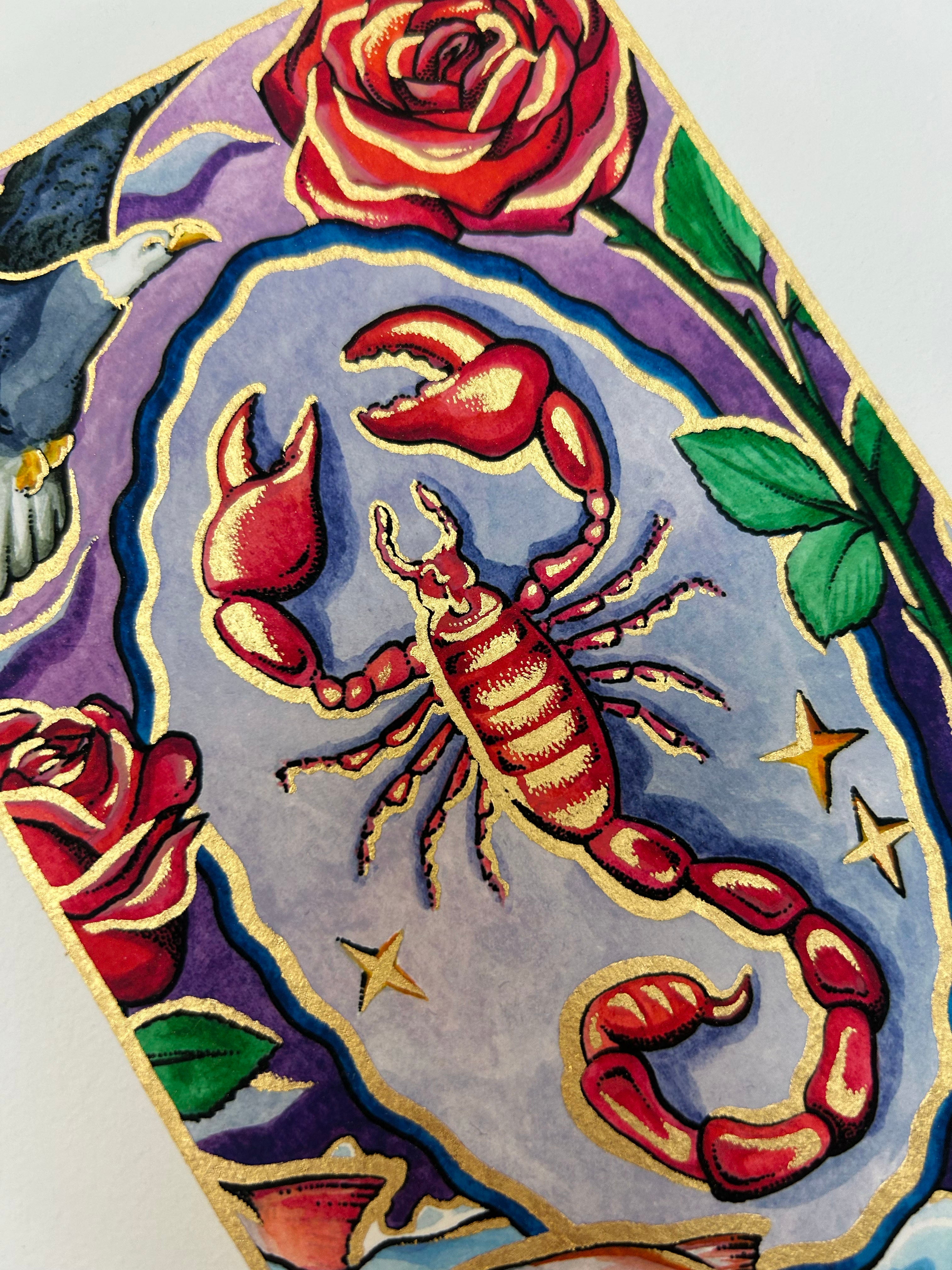 SCORPIO Zodiac Tarot Artwork
