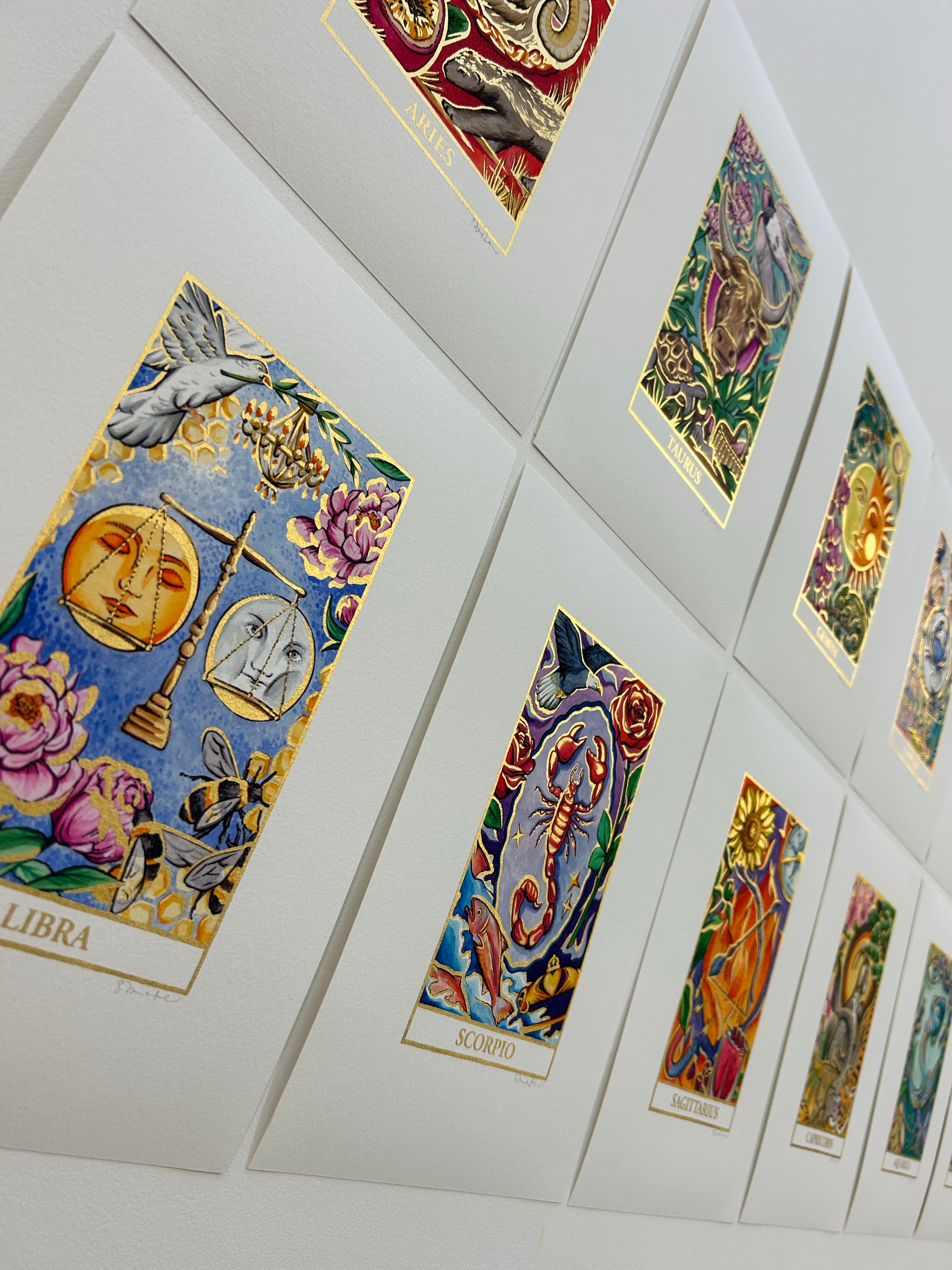 Zodiac Tarot Artwork SET