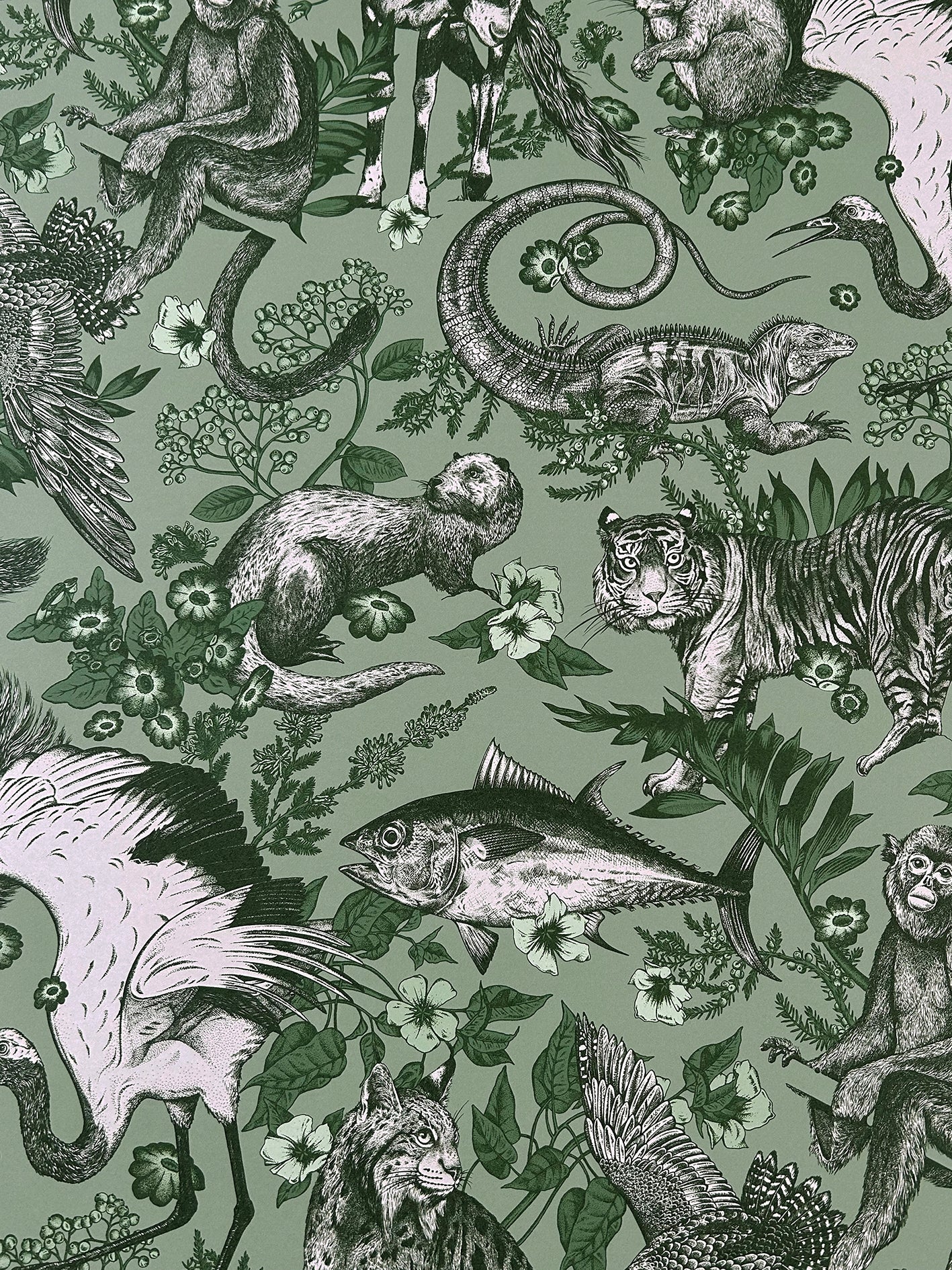 Success Stories Smoked Green Wallpaper