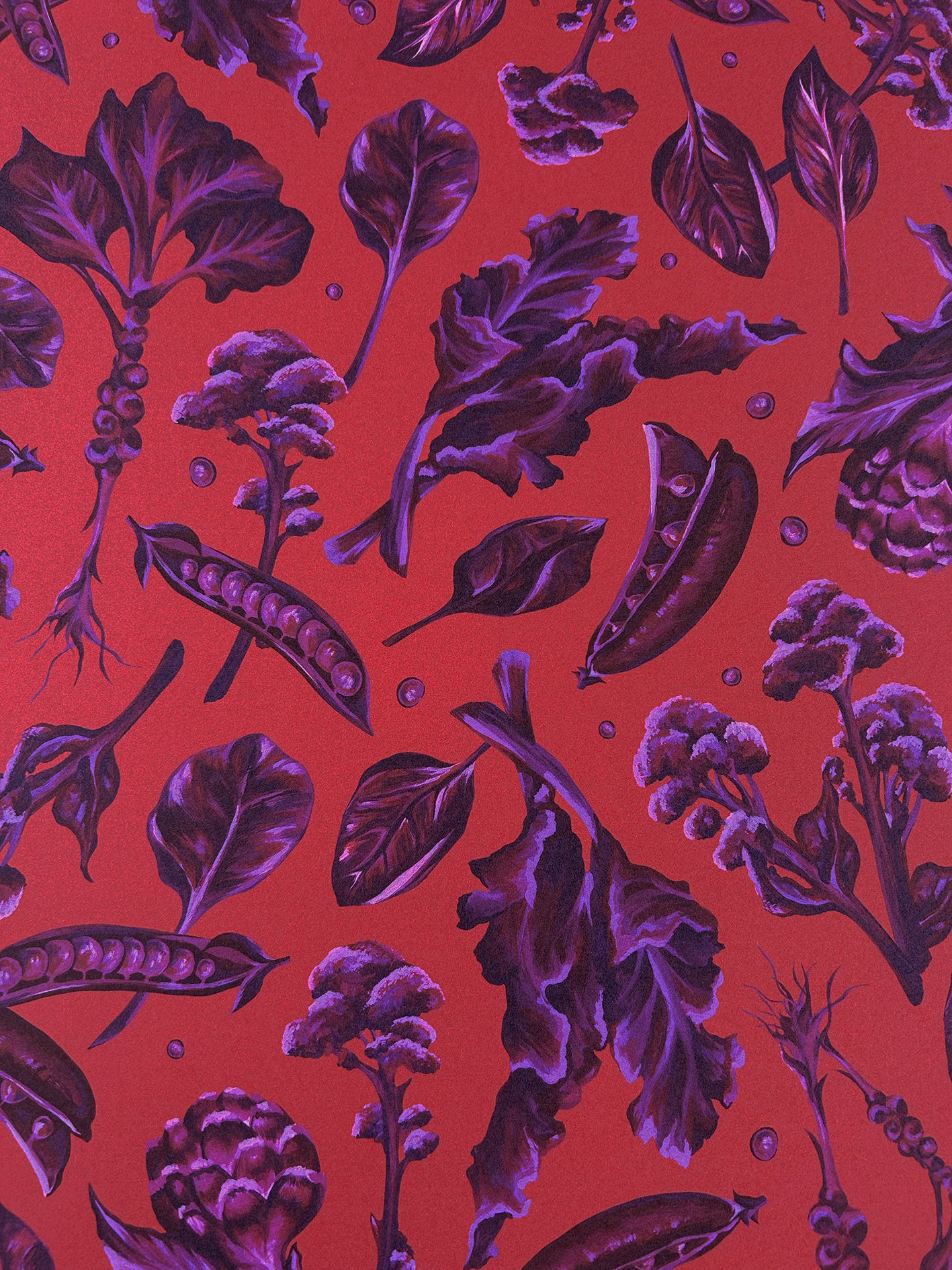 Veg Out Paprika Wallpaper