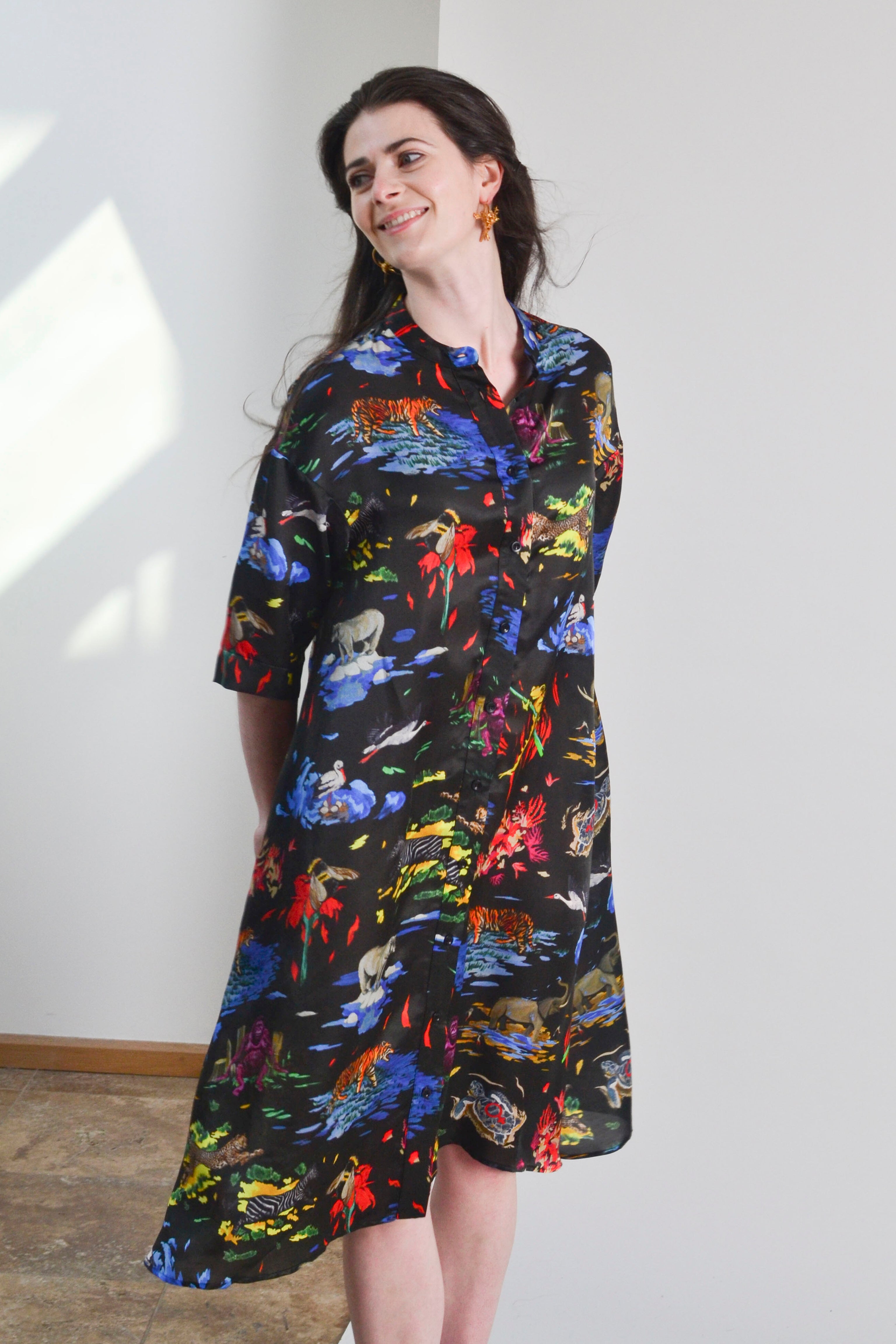 Endangered Shirt Dress SAMPLE