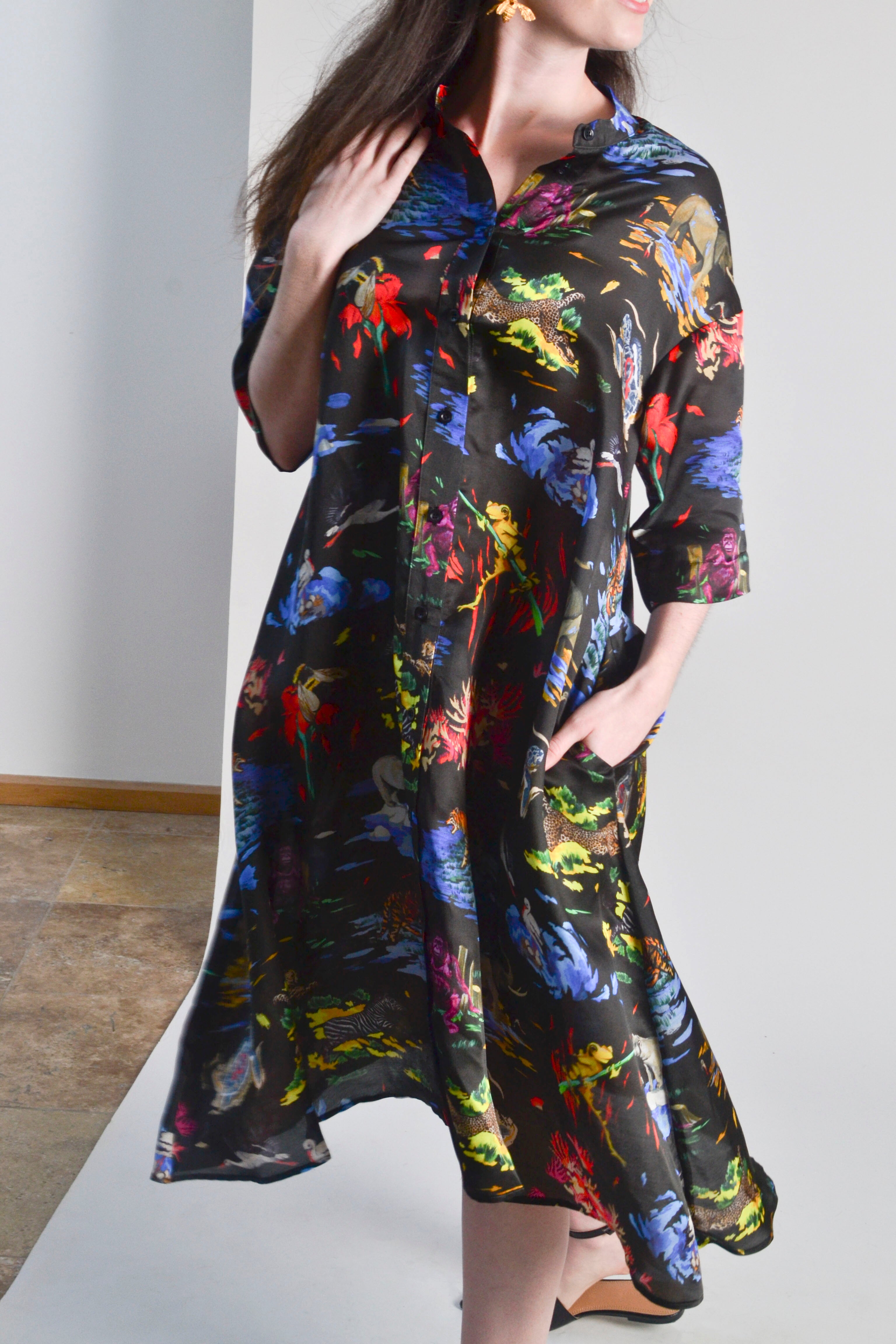 Endangered Shirt Dress SAMPLE