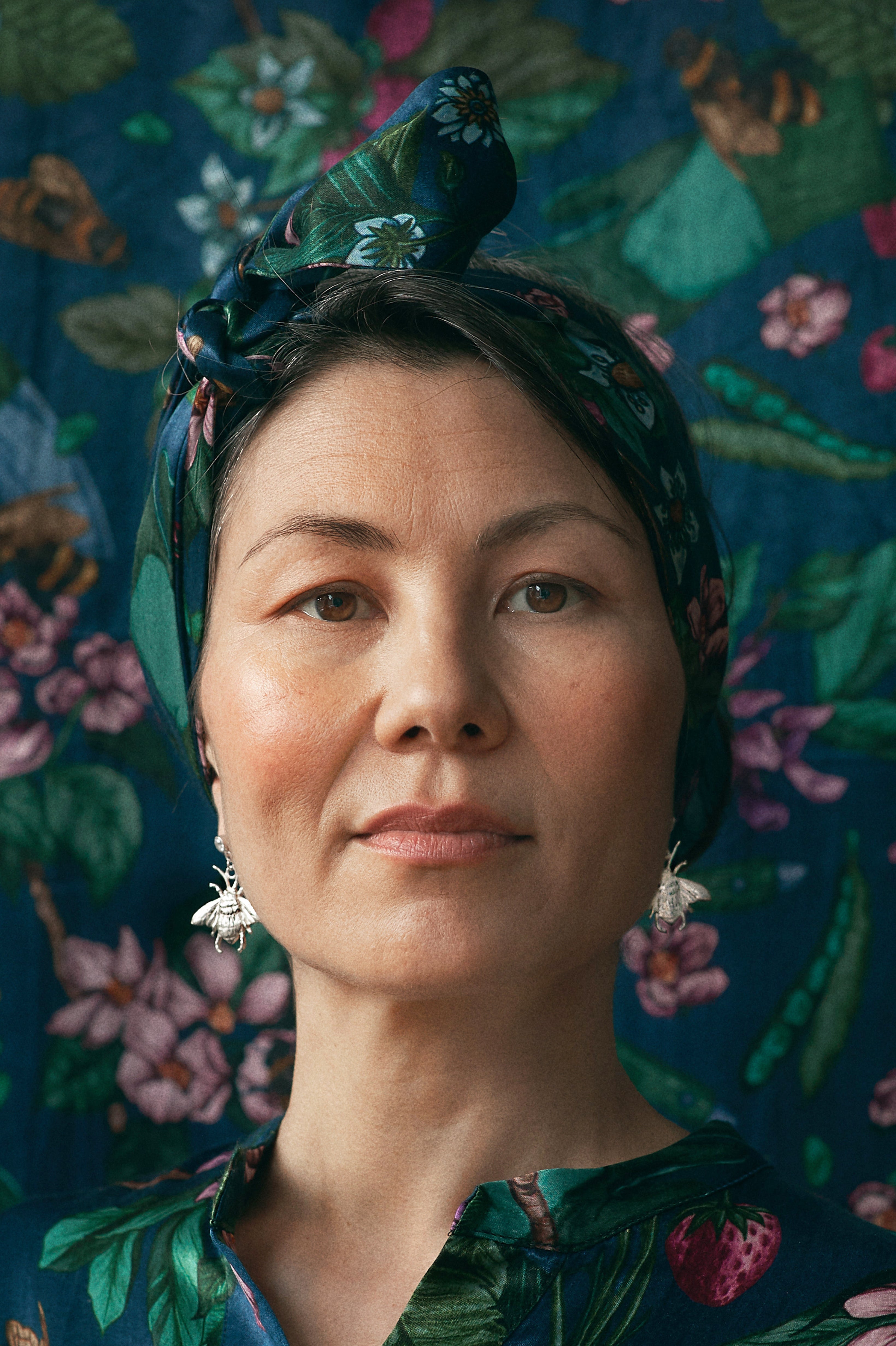 Gung Ho Signature Bee Studs in Silver