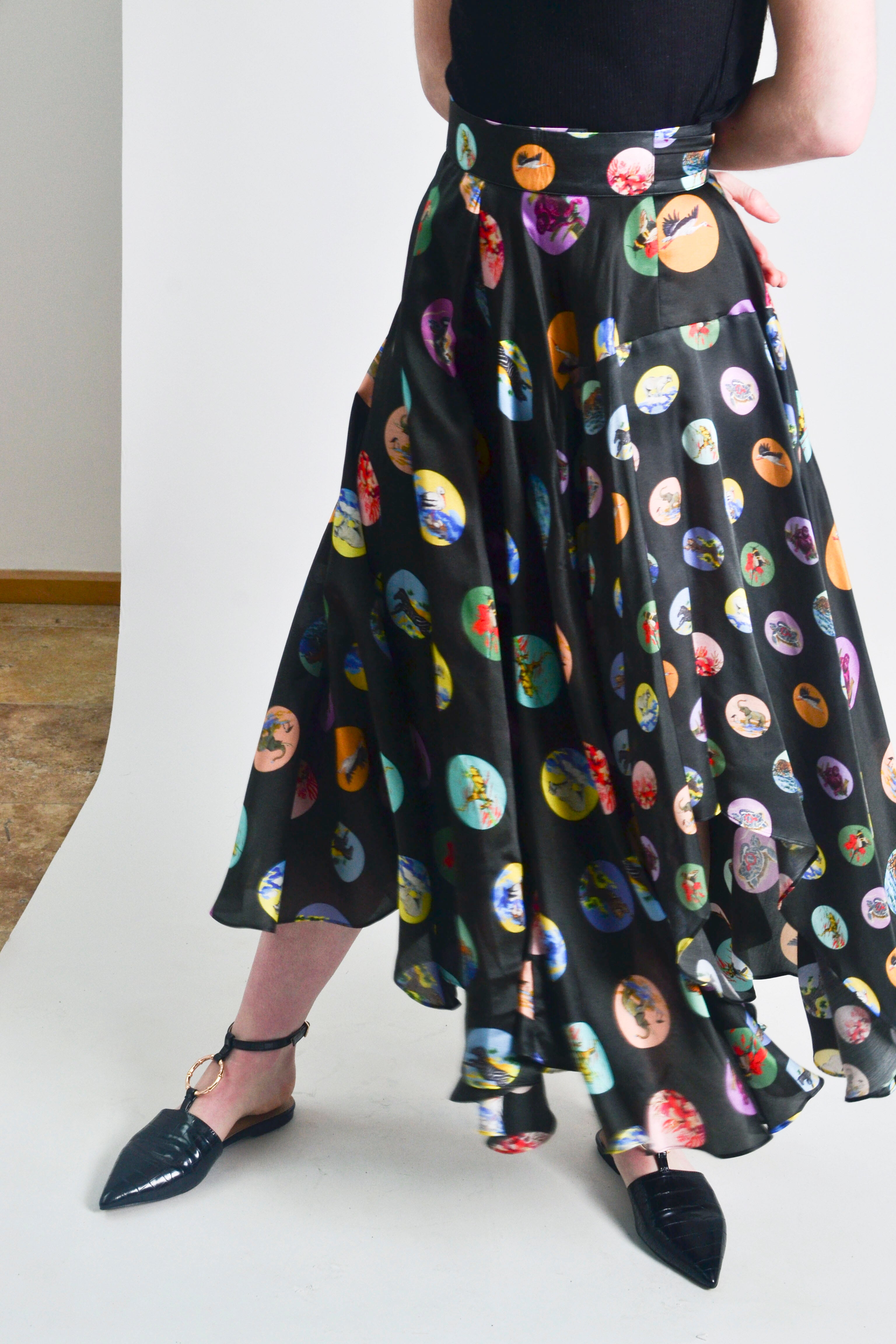 Endangered Polka Skirt SAMPLE